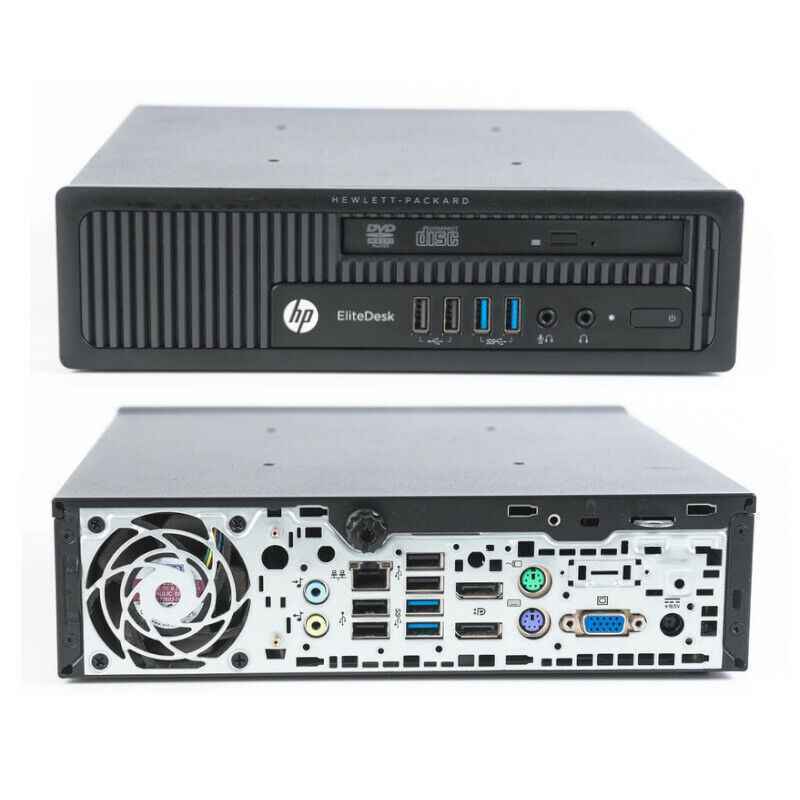 HP EliteDesk Small Form Factor (SFF) Desktop PC | Intel Core i5 4th Gen | DDR3 RAM | SSD | Windows 10 Pro | MS Office | Wi-Fi | 1 Year Warranty | Refurbished - Image 5